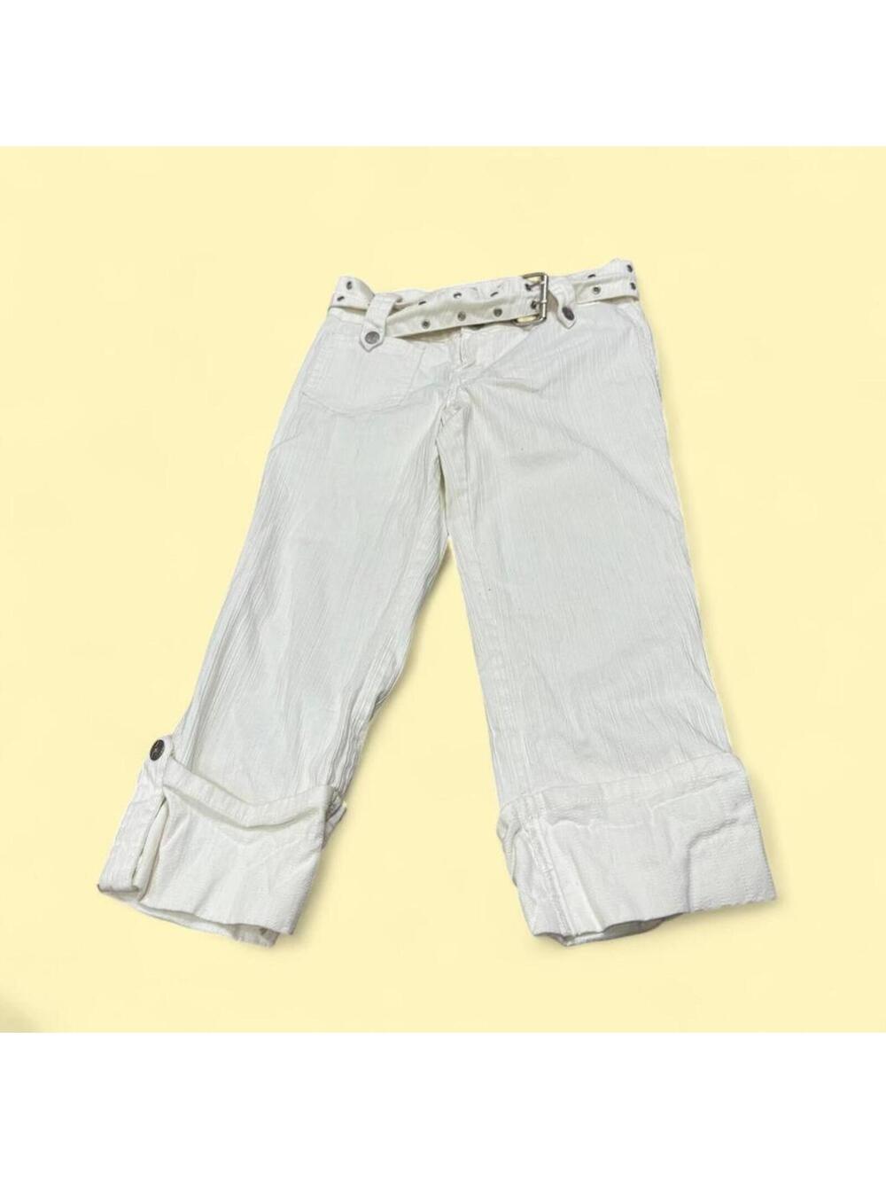 y2K Bubblegum capris with belt